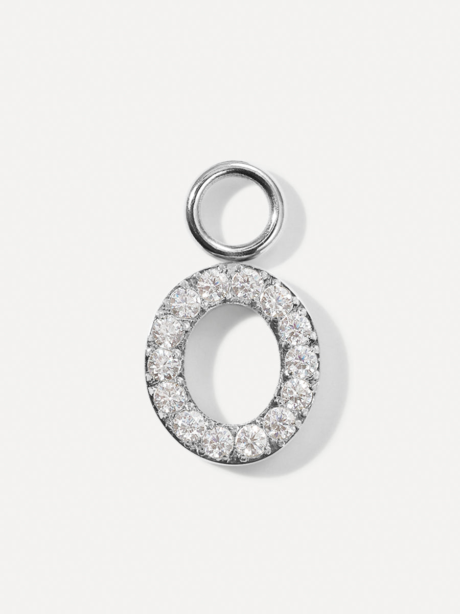 Dazzling Letter Ohrring-Charms