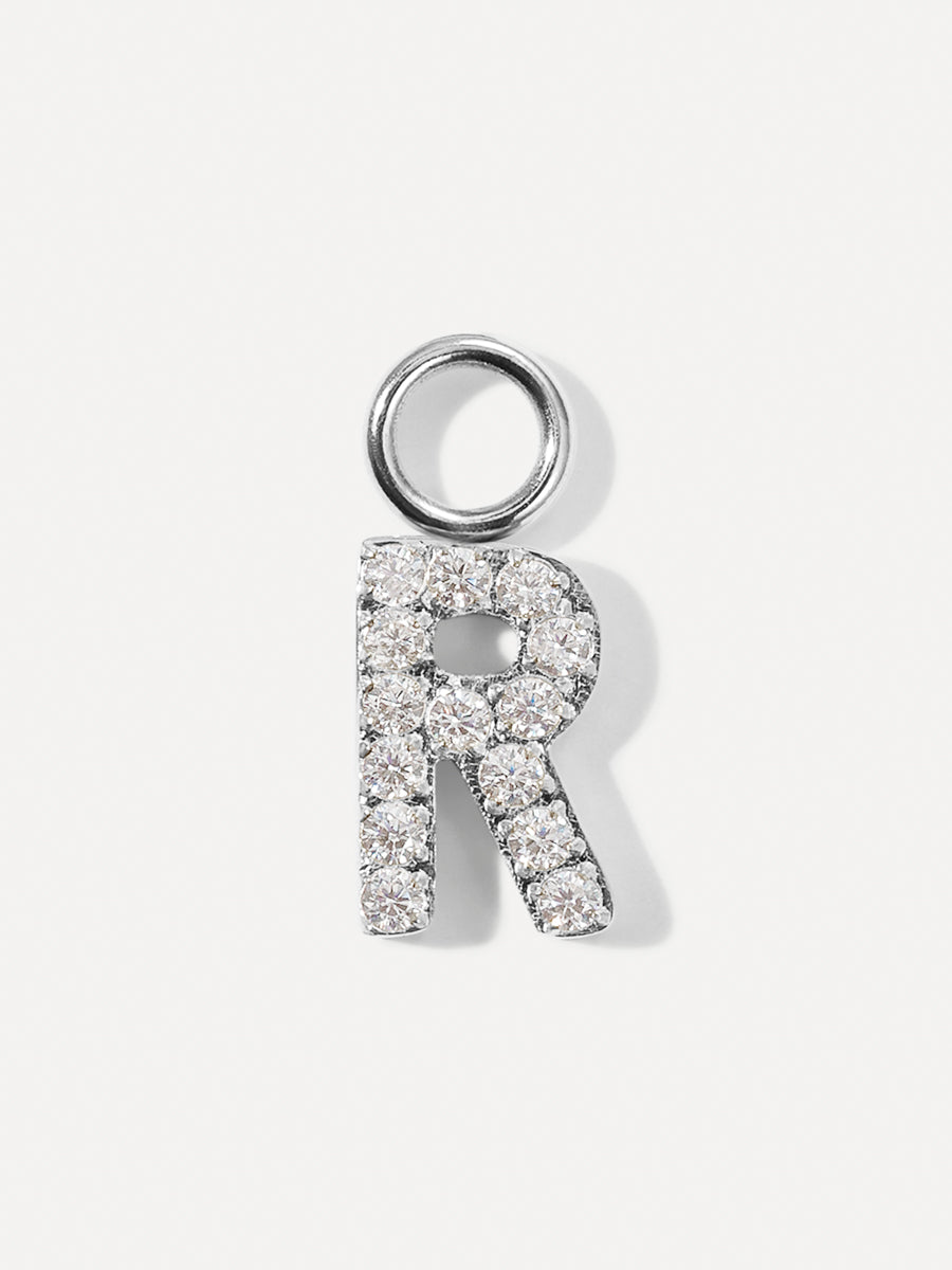 Dazzling Letter Ohrring-Charms