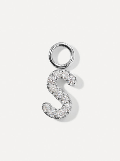 Dazzling Letter Ohrring-Charms