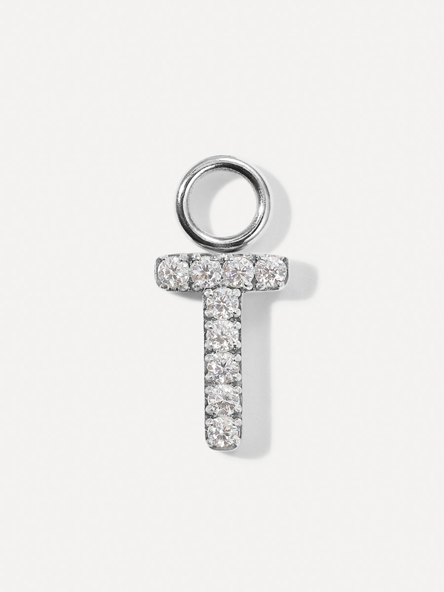 Dazzling Letter Ohrring-Charms