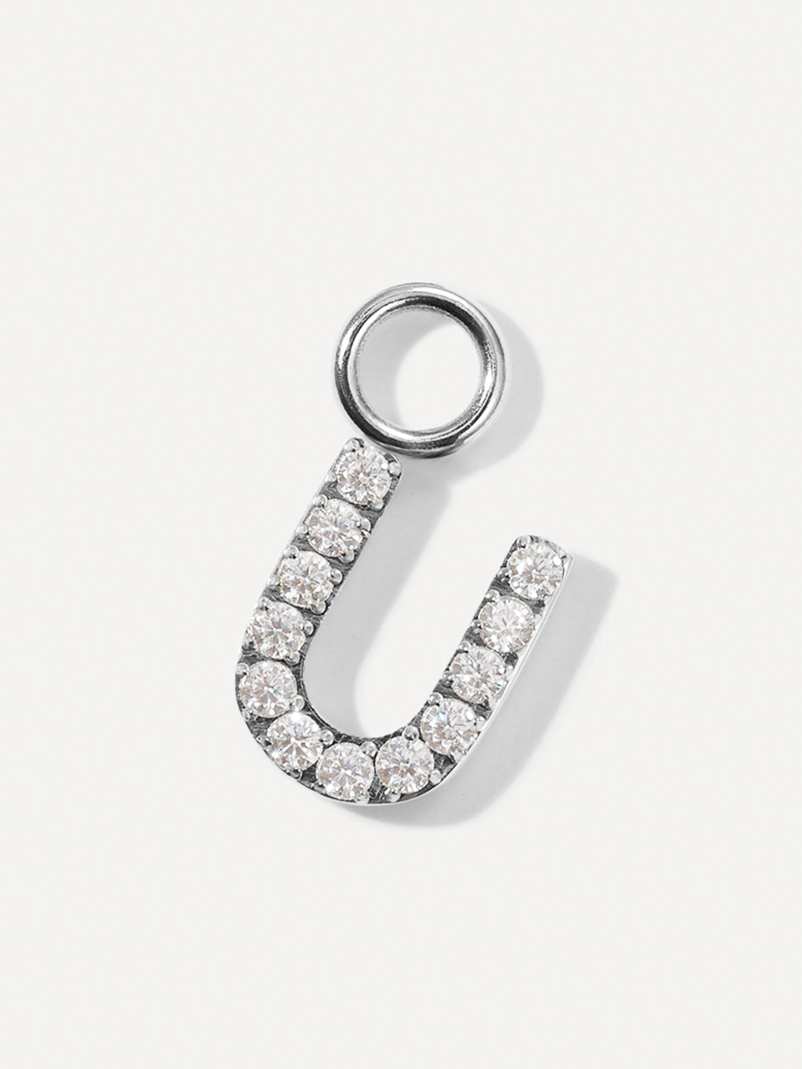 Dazzling Letter Ohrring-Charms