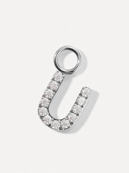 Dazzling Letter Ohrring-Charms