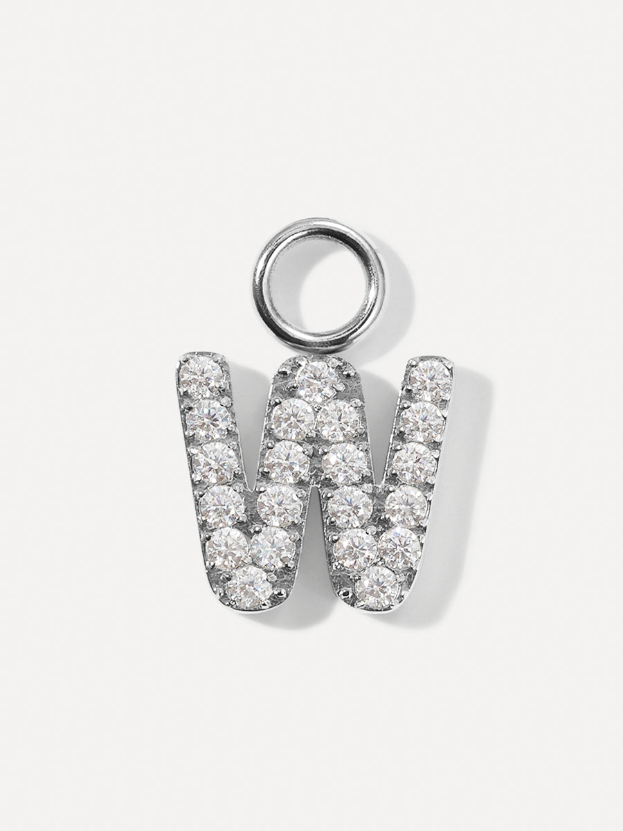 Dazzling Letter Ohrring-Charms