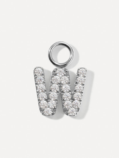 Dazzling Letter Ohrring-Charms