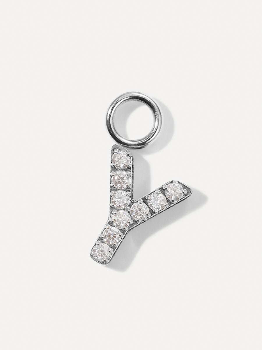 Dazzling Letter Ohrring-Charms