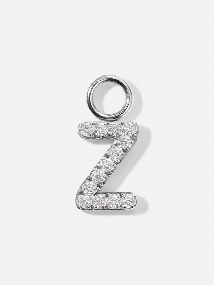 Dazzling Letter Ohrring-Charms