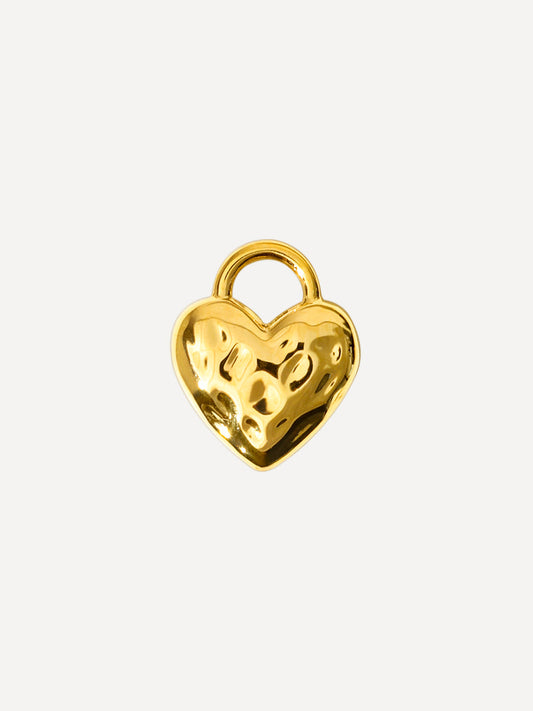 10,6x9mm Dreamy Heart Ohrring-Charm