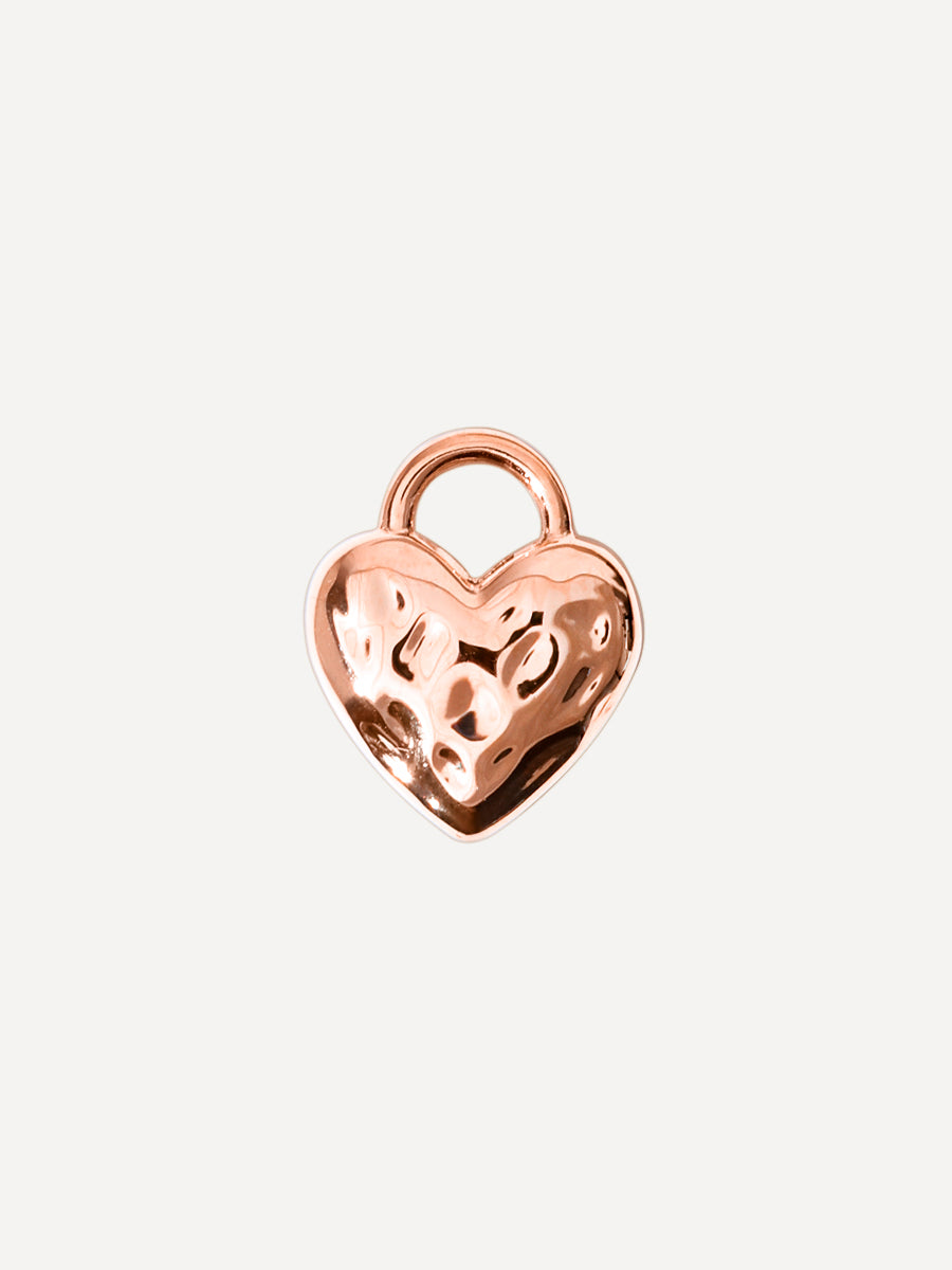 10,6x9mm Dreamy Heart Ohrring-Charm