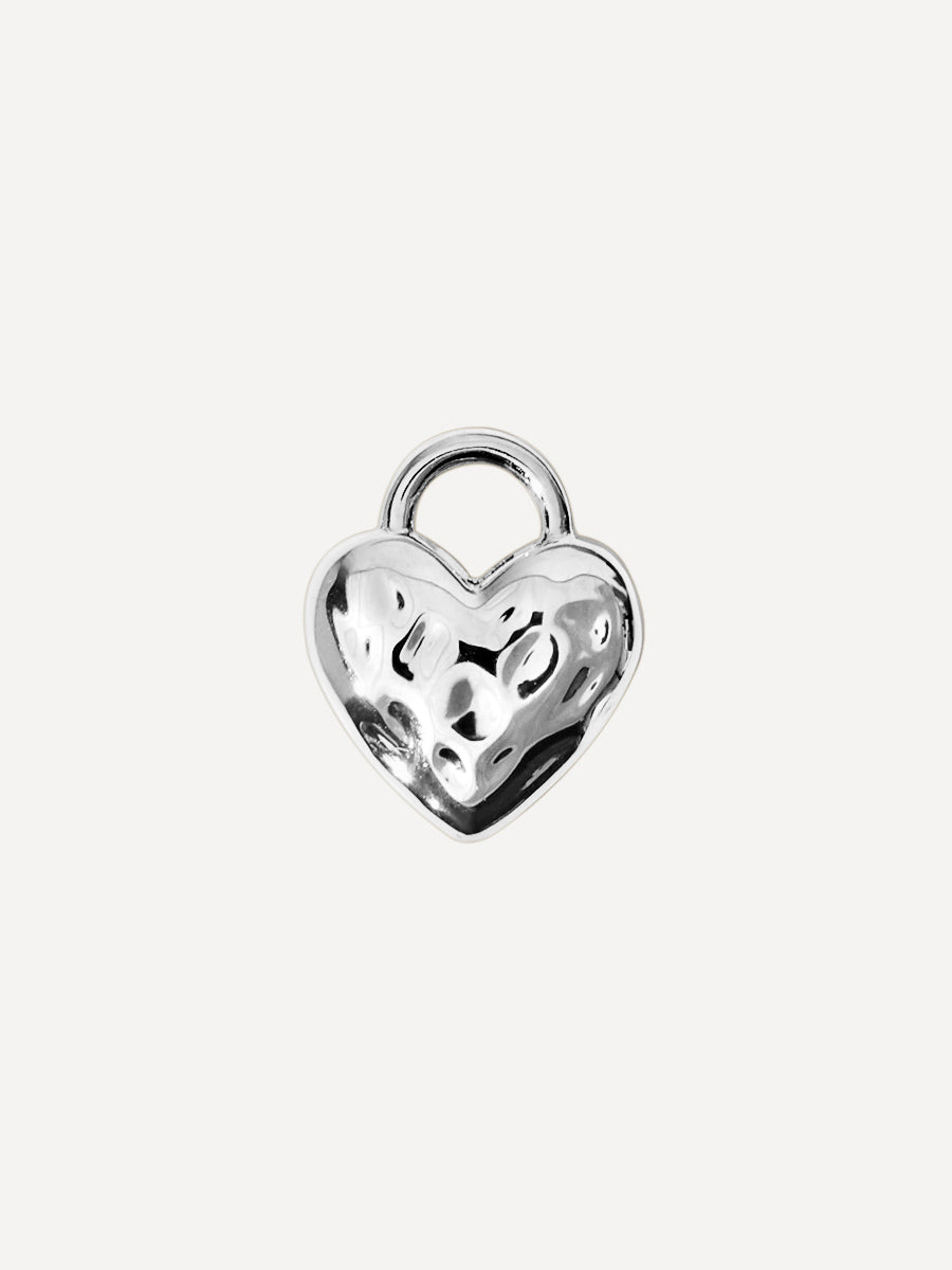 10,6x9mm Dreamy Heart Ohrring-Charm
