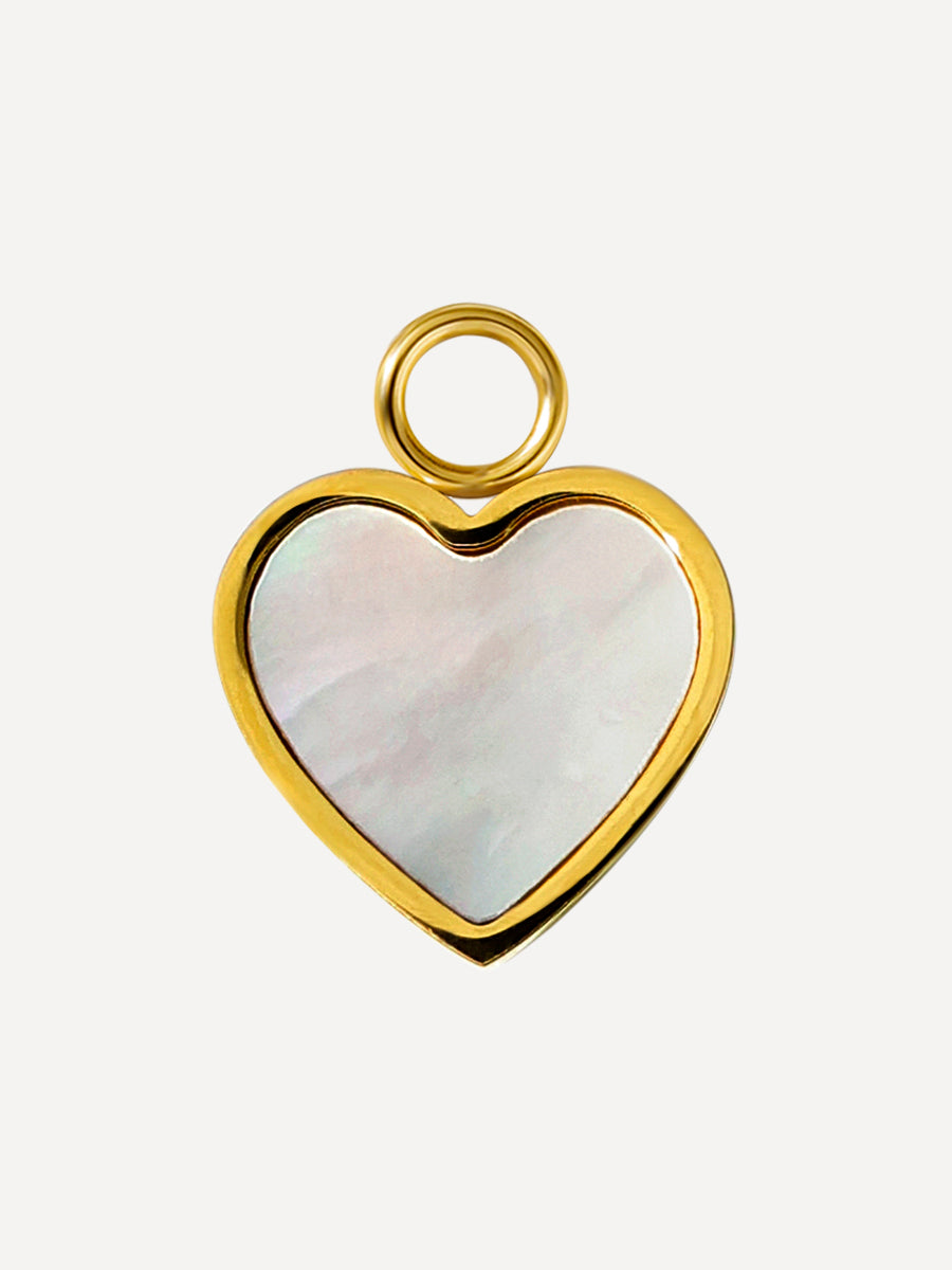 12,2x11mm Precious Heart Ohrring-Charm
