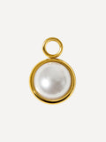10x10mm Pearl Waltz Ohrring-Charm