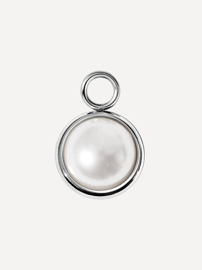 10x10mm Pearl Waltz Ohrring-Charm