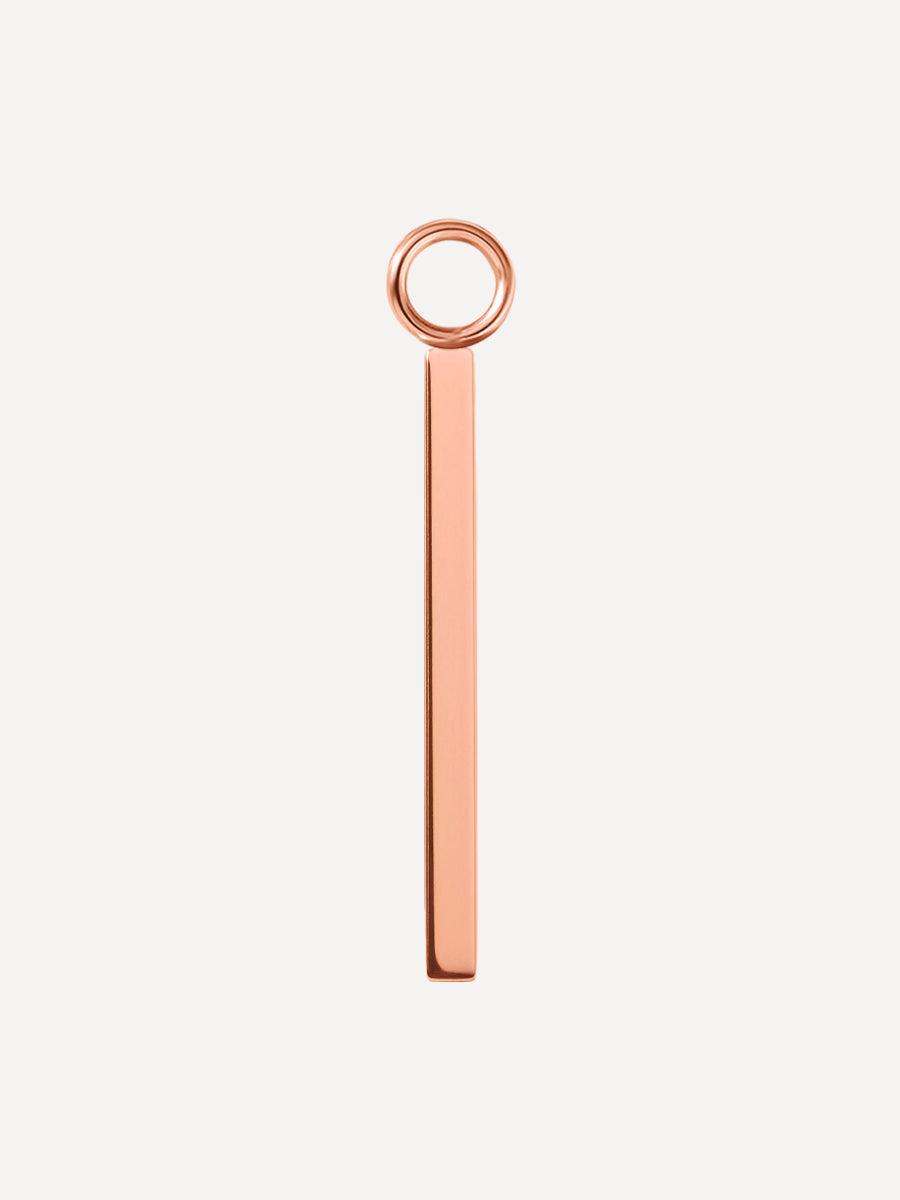 22x2mm Modern Line Ohrring-Charm