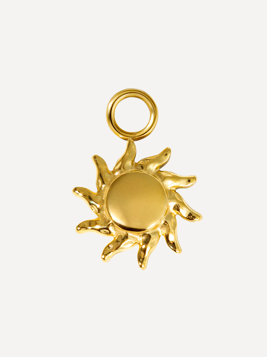 11x11,5mm Radiant Sun Ohrring-Charm