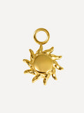 11x11,5mm Radiant Sun Ohrring-Charm