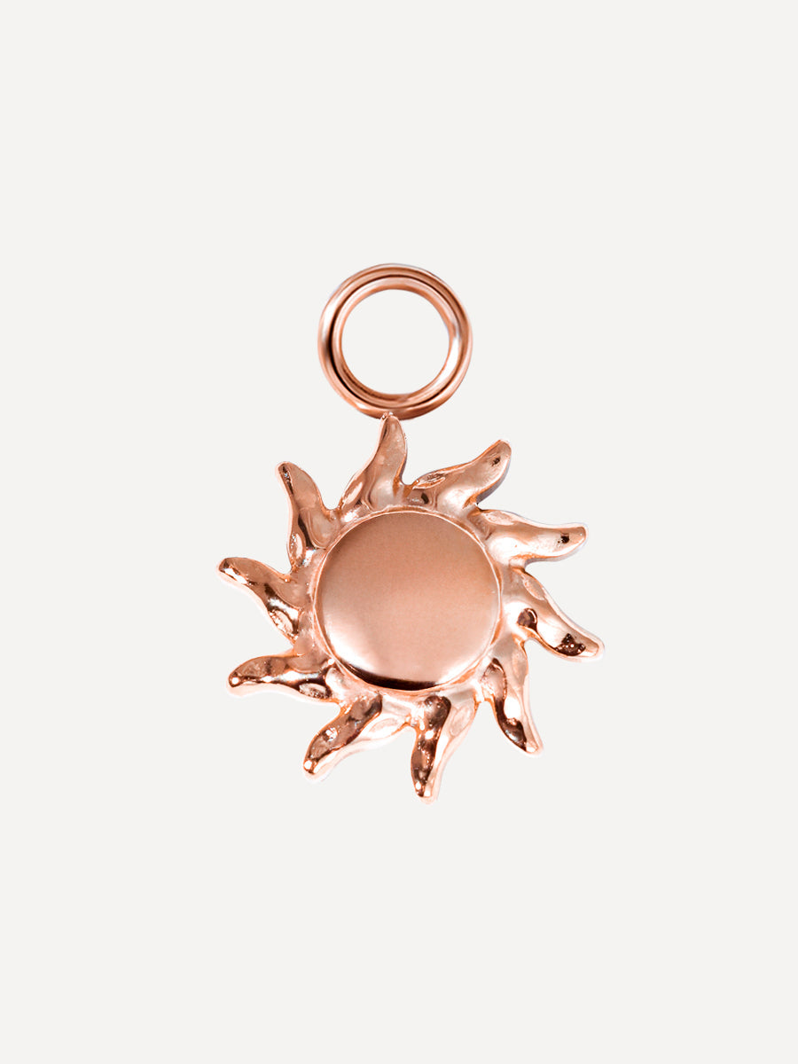 11x11,5mm Radiant Sun Ohrring-Charm