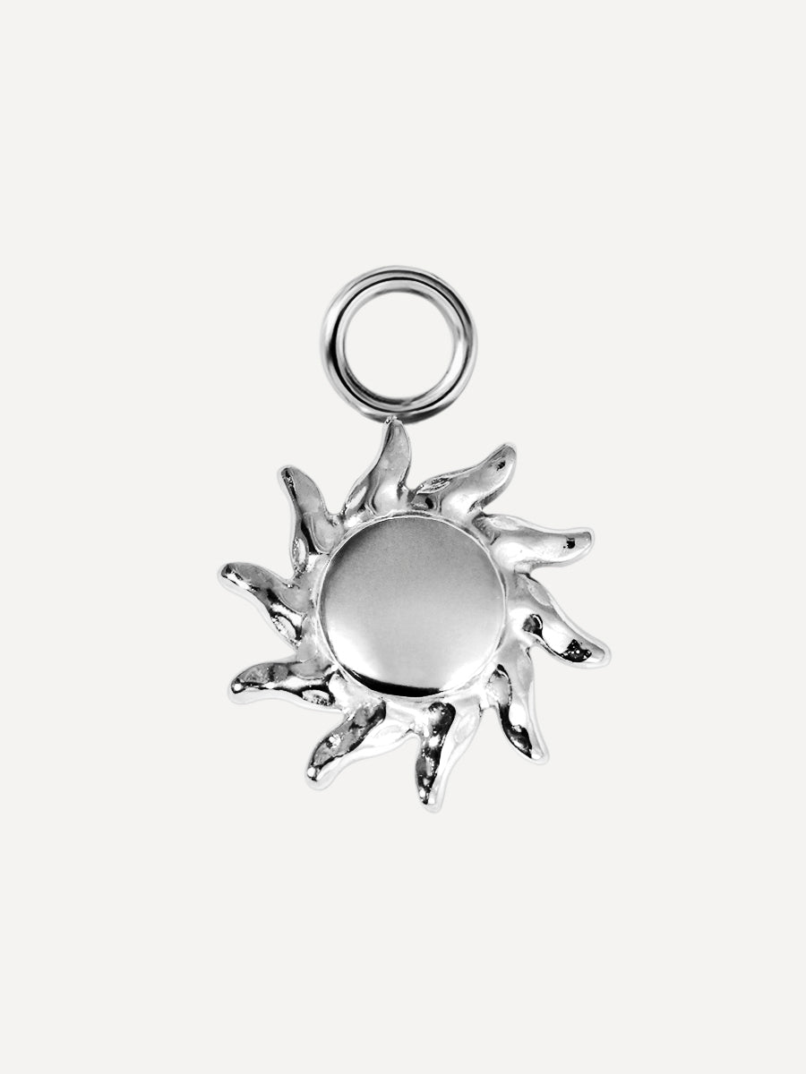 11x11,5mm Radiant Sun Ohrring-Charm