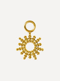 10,2x9,5mm Sunray Ohrring-Charm