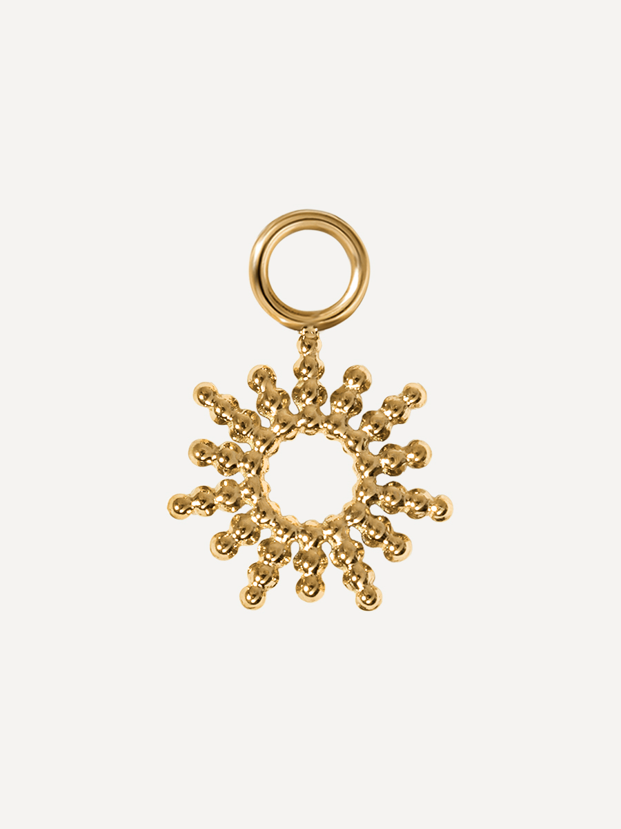 10,2x9,5mm Sunray Ohrring-Charm