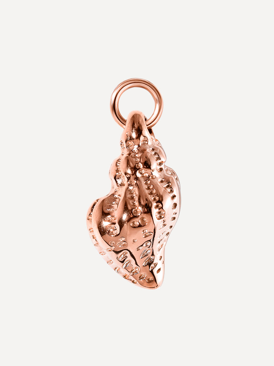 10,4x19,3mm Romantic Conch Ohrring-Charm