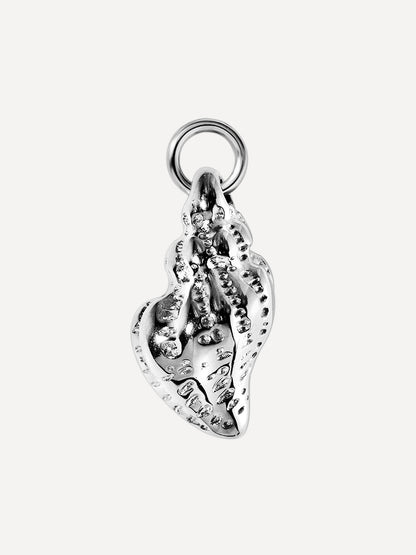 10,4x19,3mm Romantic Conch Ohrring-Charm