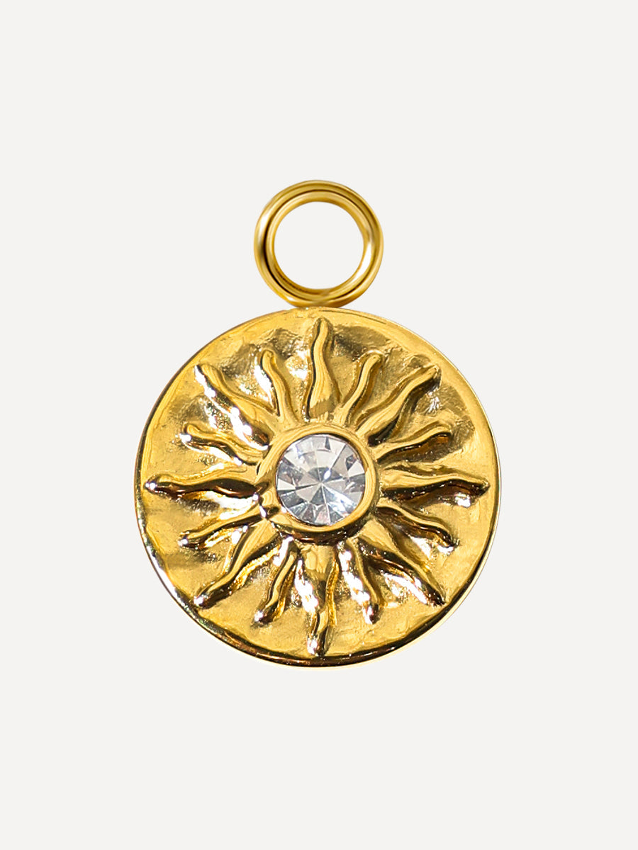 12,5x12,5mm Sunlit Spark Ohrring-Charm
