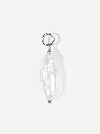 17x6,4mm Flowing Pearl Ohrring-Charm