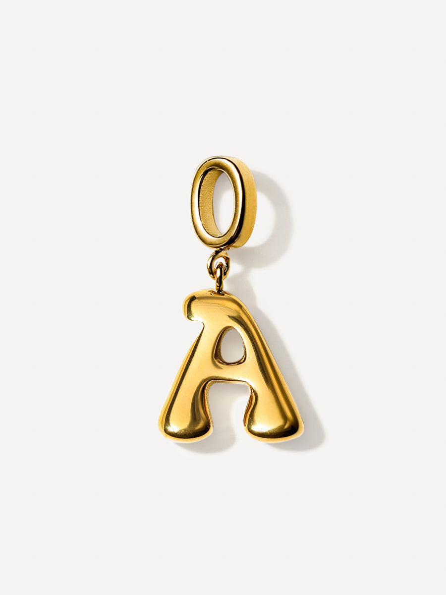 Puffy Letter Ketten-Charms