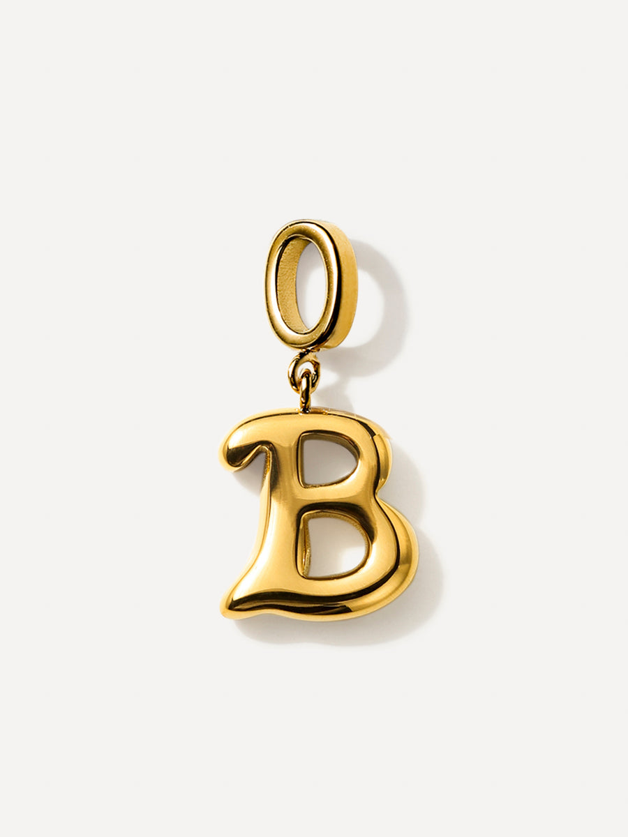 Puffy Letter Ketten-Charms