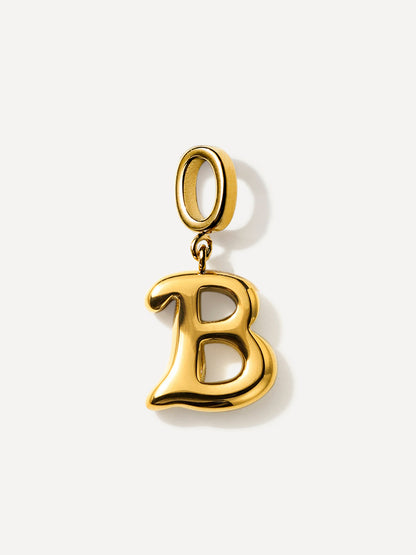 Puffy Letter Ketten-Charms
