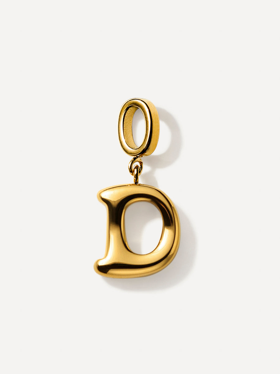 Puffy Letter Ketten-Charms
