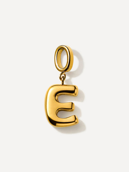 Puffy Letter Ketten-Charms