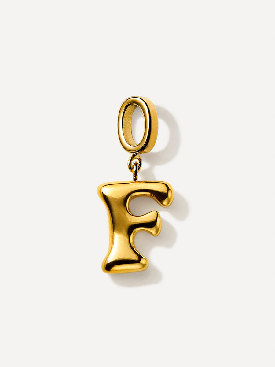 Puffy Letter Ketten-Charms