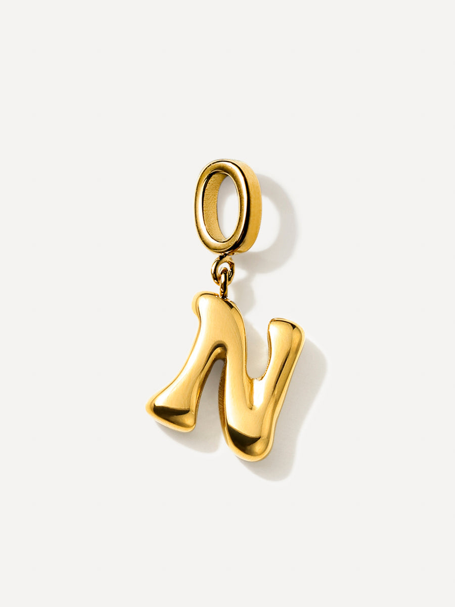 Puffy Letter Ketten-Charms