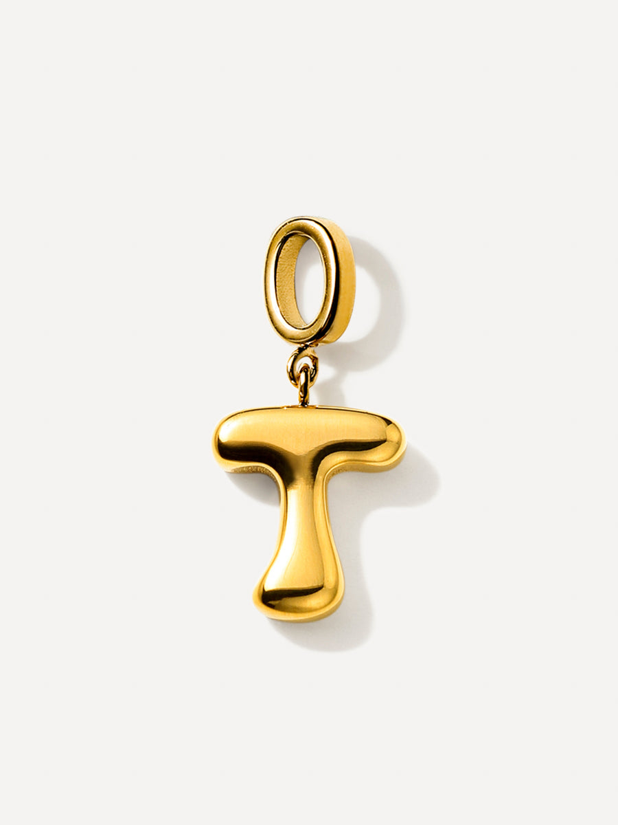 Puffy Letter Ketten-Charms