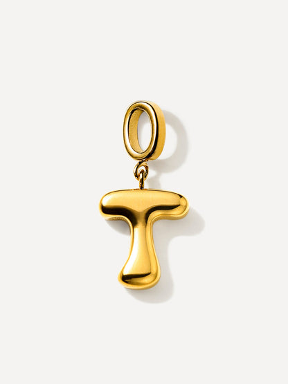 Puffy Letter Ketten-Charms