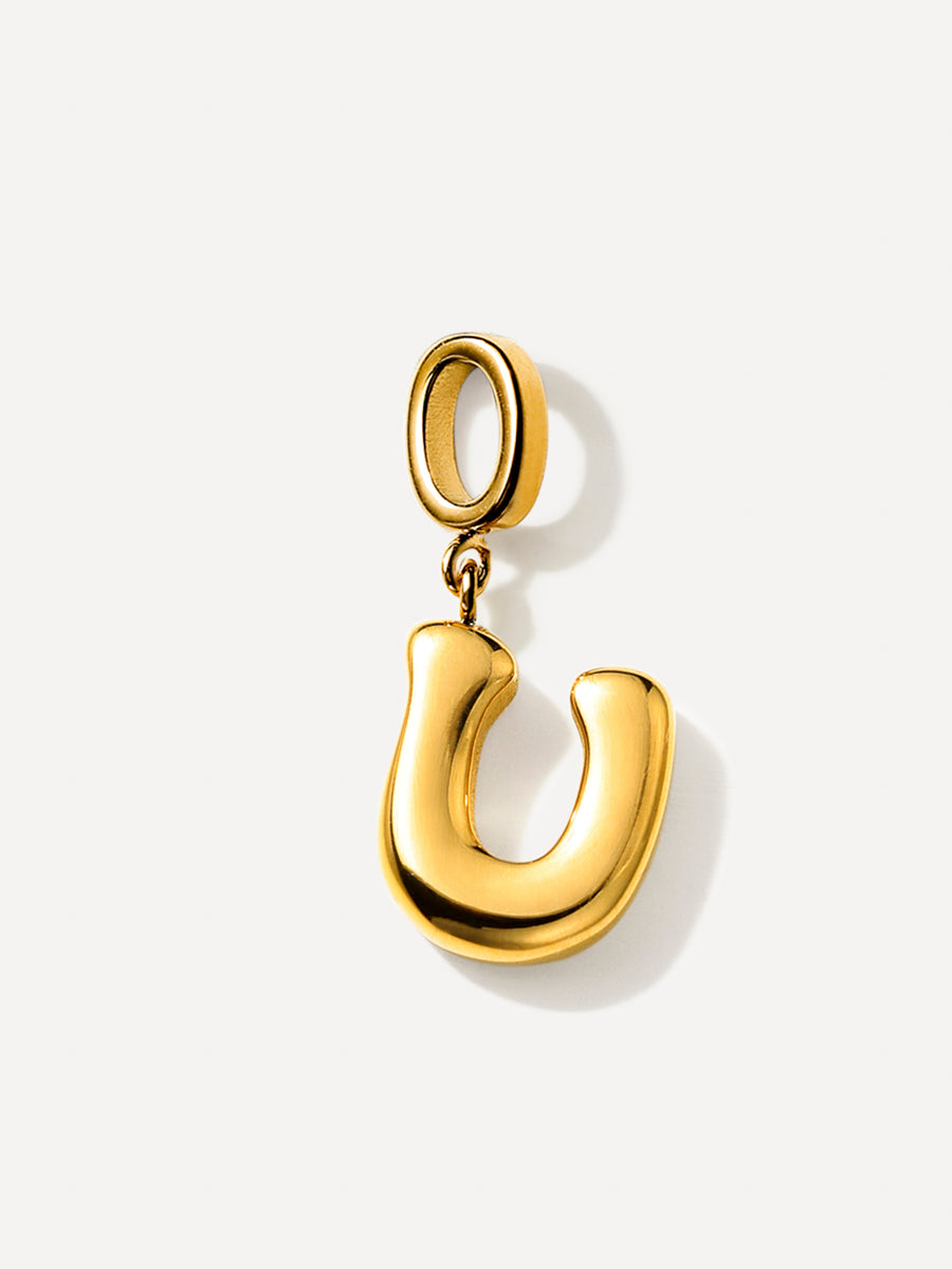 Puffy Letter Ketten-Charms