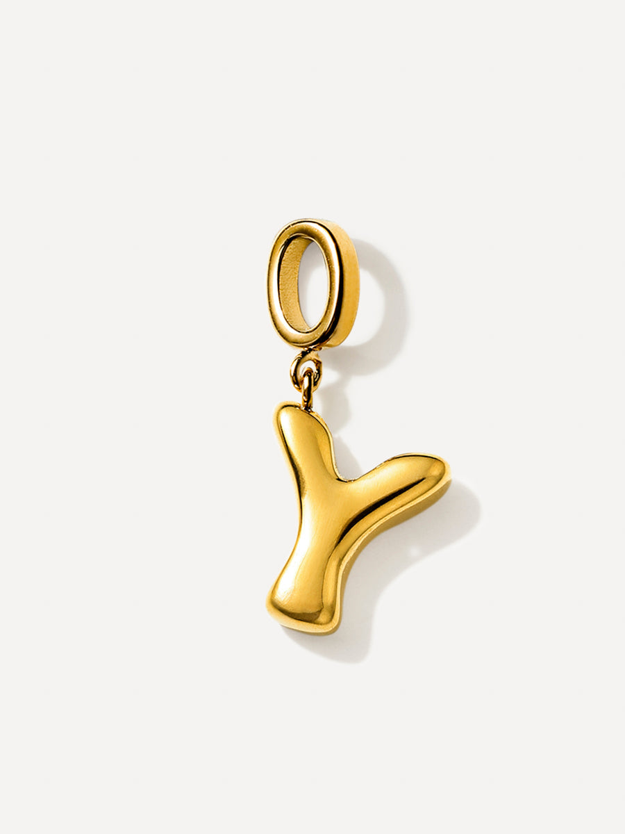 Puffy Letter Ketten-Charms