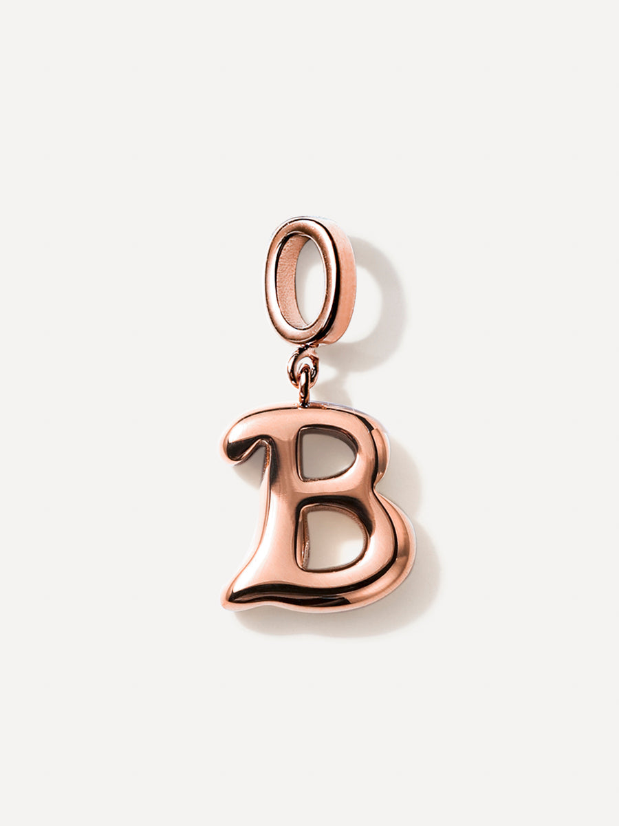 Puffy Letter Ketten-Charms