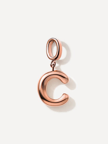 Puffy Letter Ketten-Charms