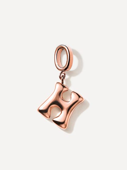 Puffy Letter Ketten-Charms