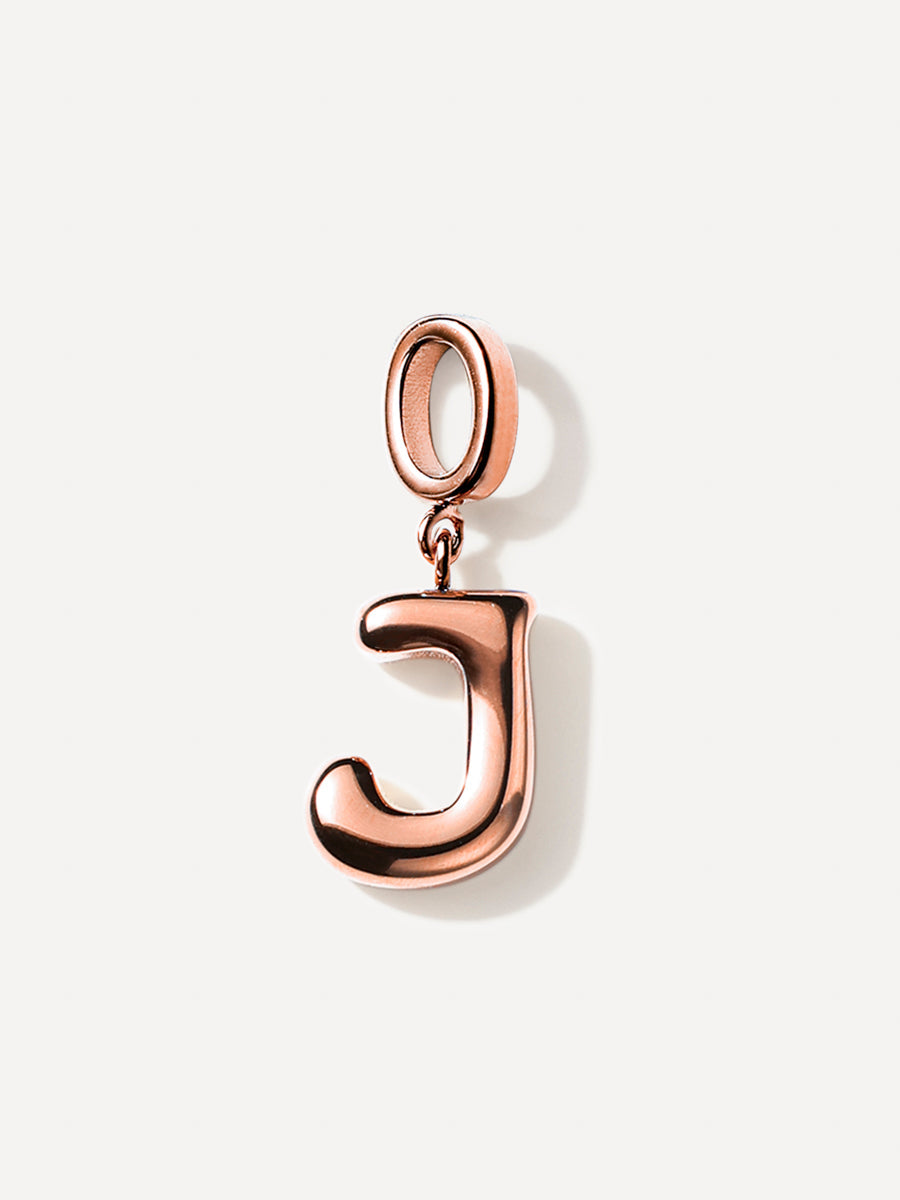 Puffy Letter Ketten-Charms
