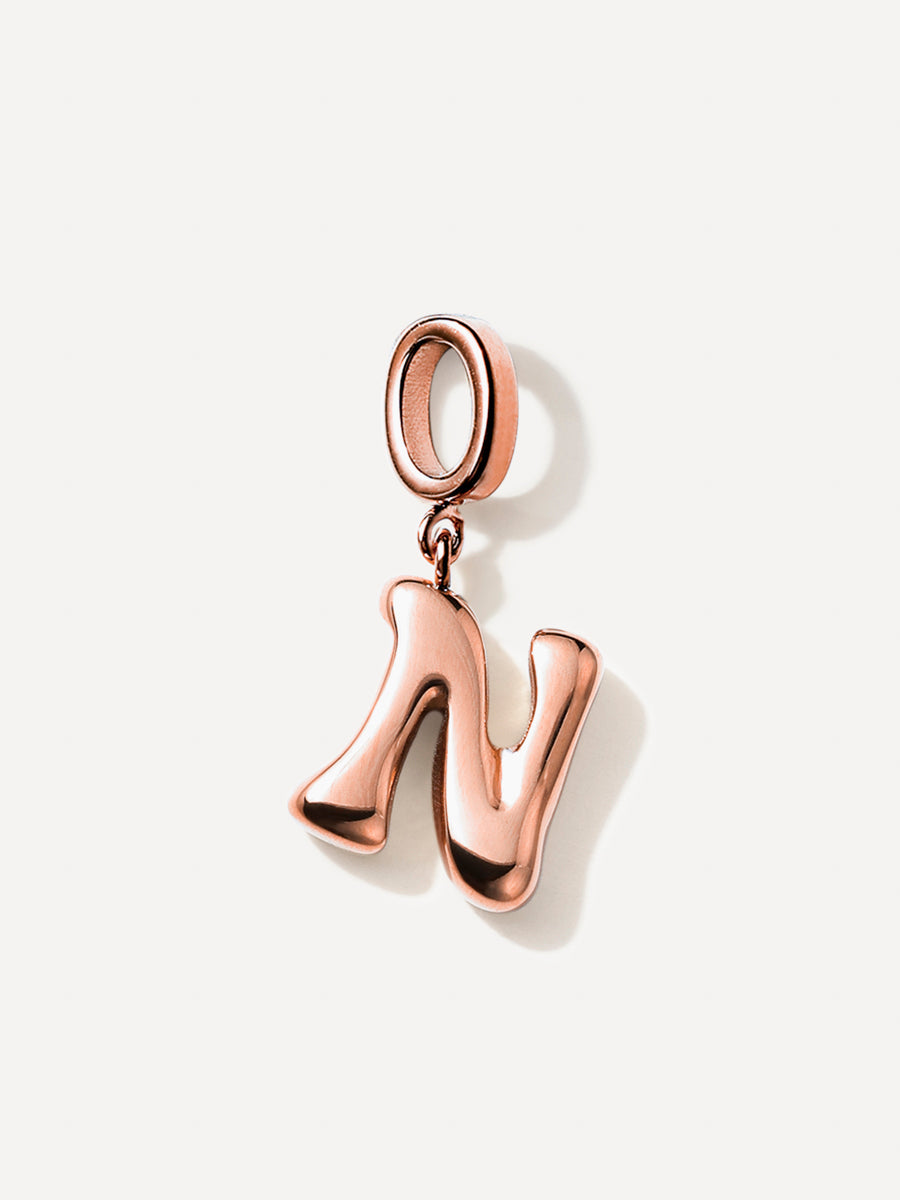 Puffy Letter Ketten-Charms