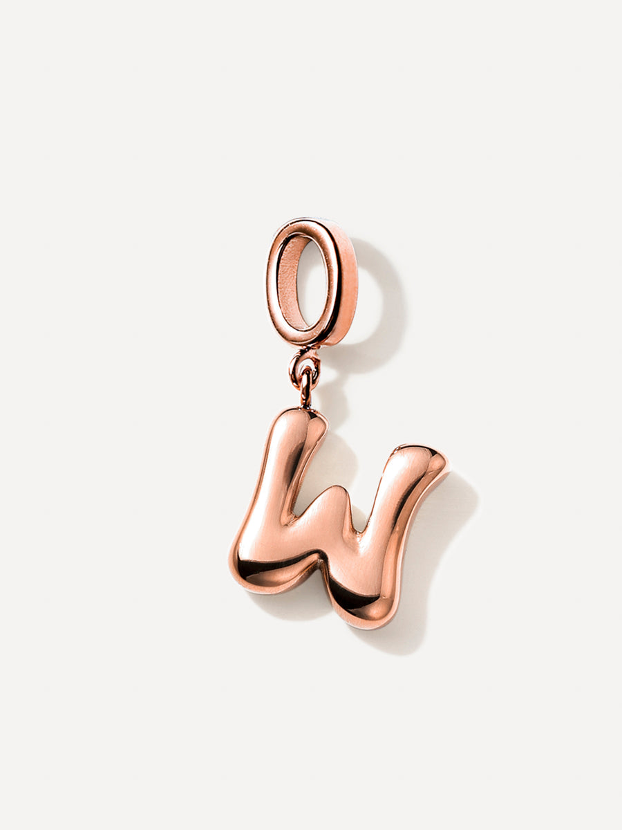 Puffy Letter Ketten-Charms