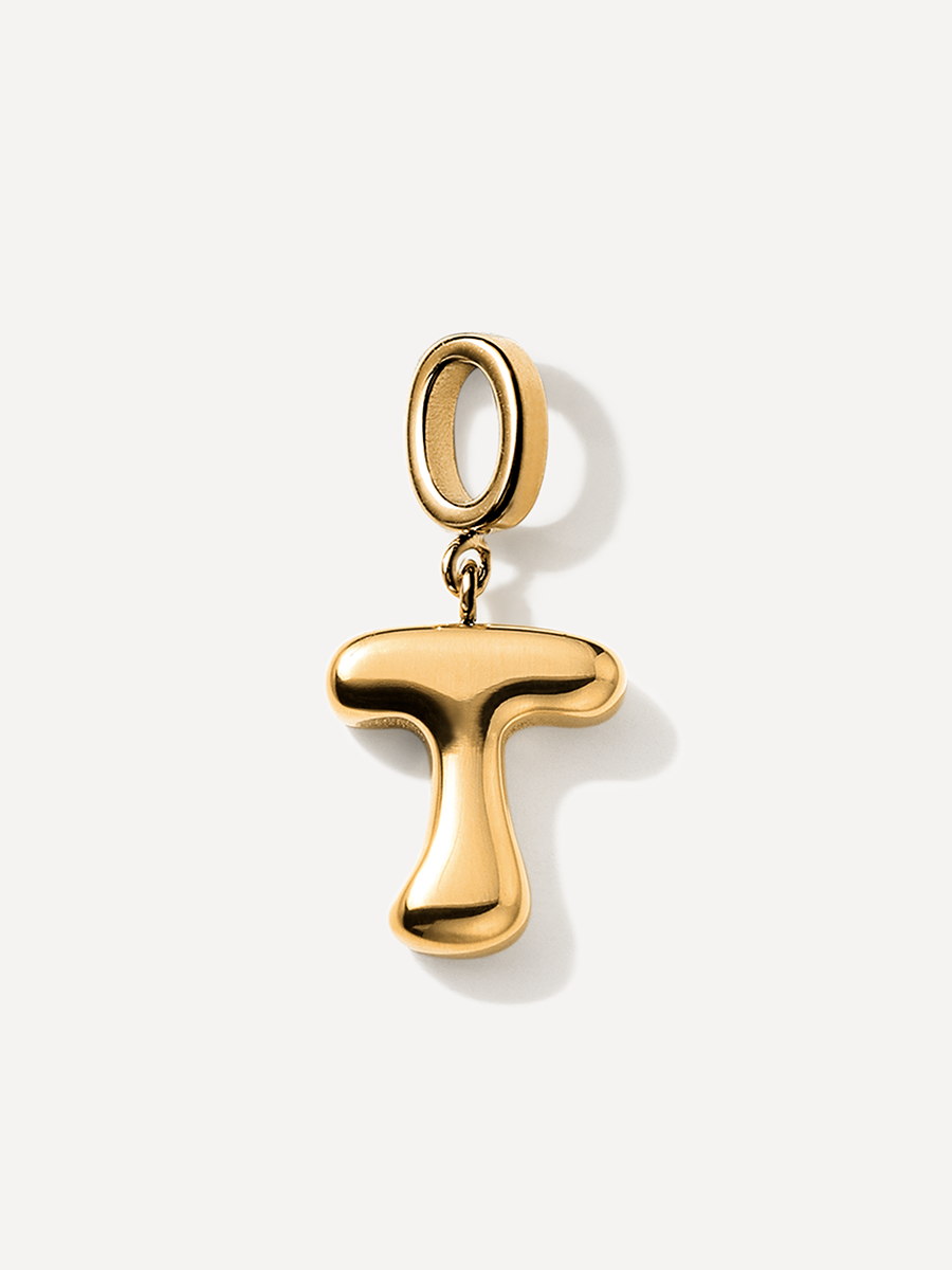 Puffy Letter Ketten-Charms
