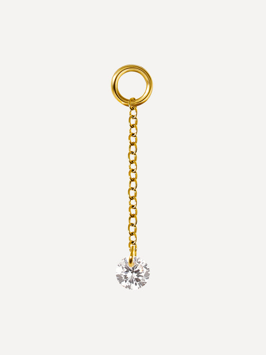 22x3,5mm Radiant Drop Ohrring-Charm