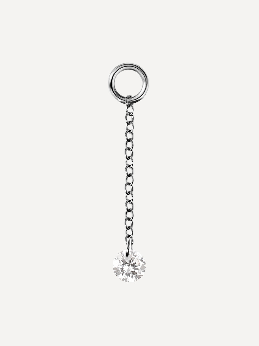 22x3,5mm Radiant Drop Ohrring-Charm