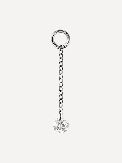 22x3,5mm Radiant Drop Ohrring-Charm
