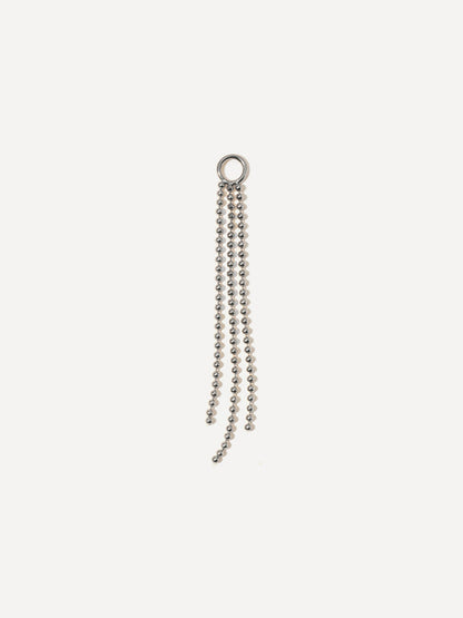 45x4mm Flowing Bead Ohrring-Charm