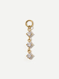 21,8x4mm Shiny Beauty Ohrring-Charm
